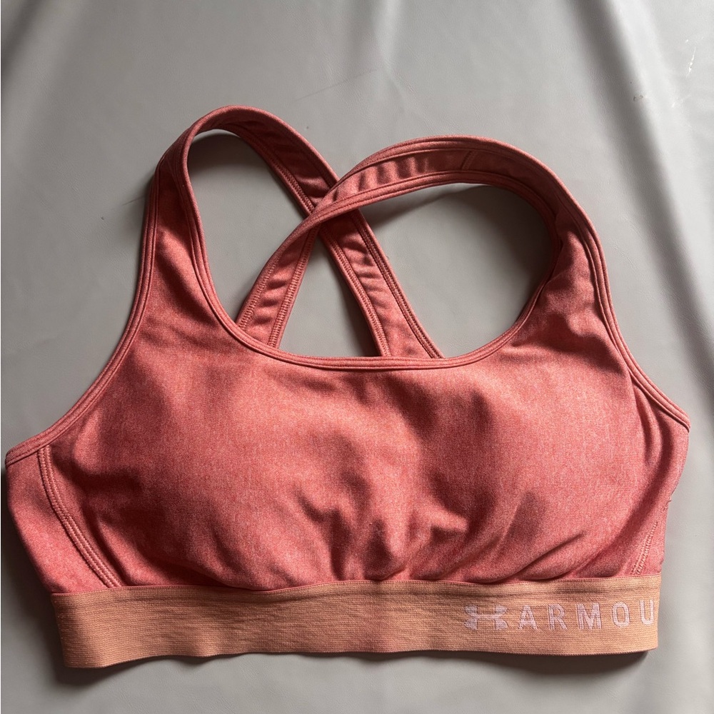 Under Armour Women's Coral Sports Bra size medium
